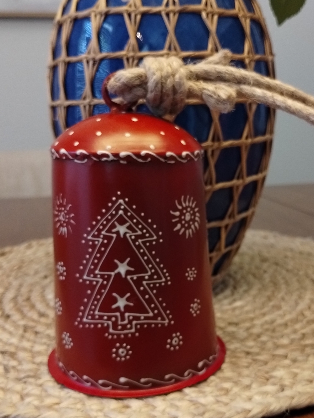 Bell Red Metal Single Bell Hanging Decor World Market